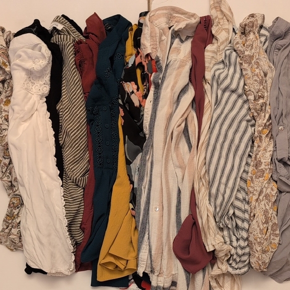 LOFT Tops - Lot of 14 Women’s Blouses Bundle Mixed Colors Work Office Tops - Size S